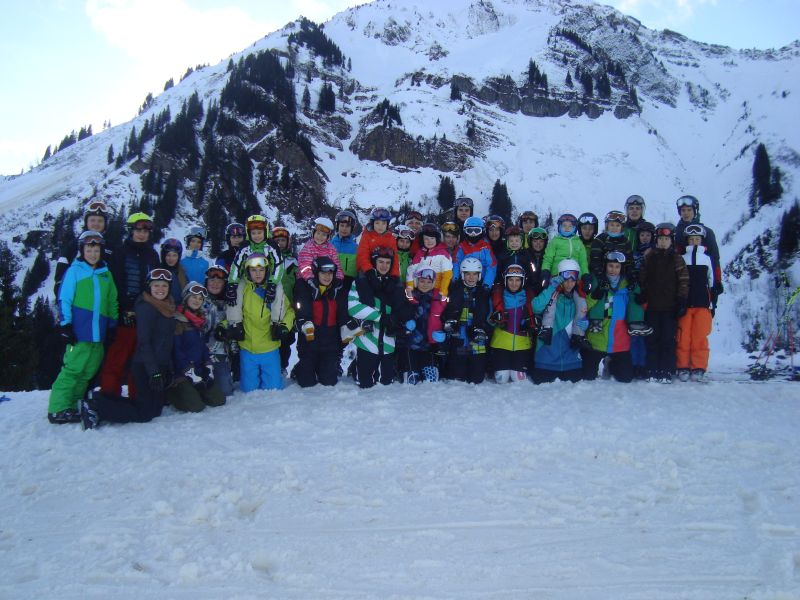 Gruppenbild Schülerlager 2013