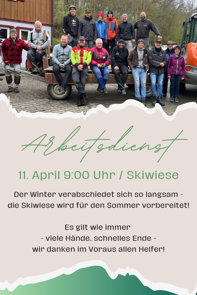 Arbeisdienst, Samstag 11. April